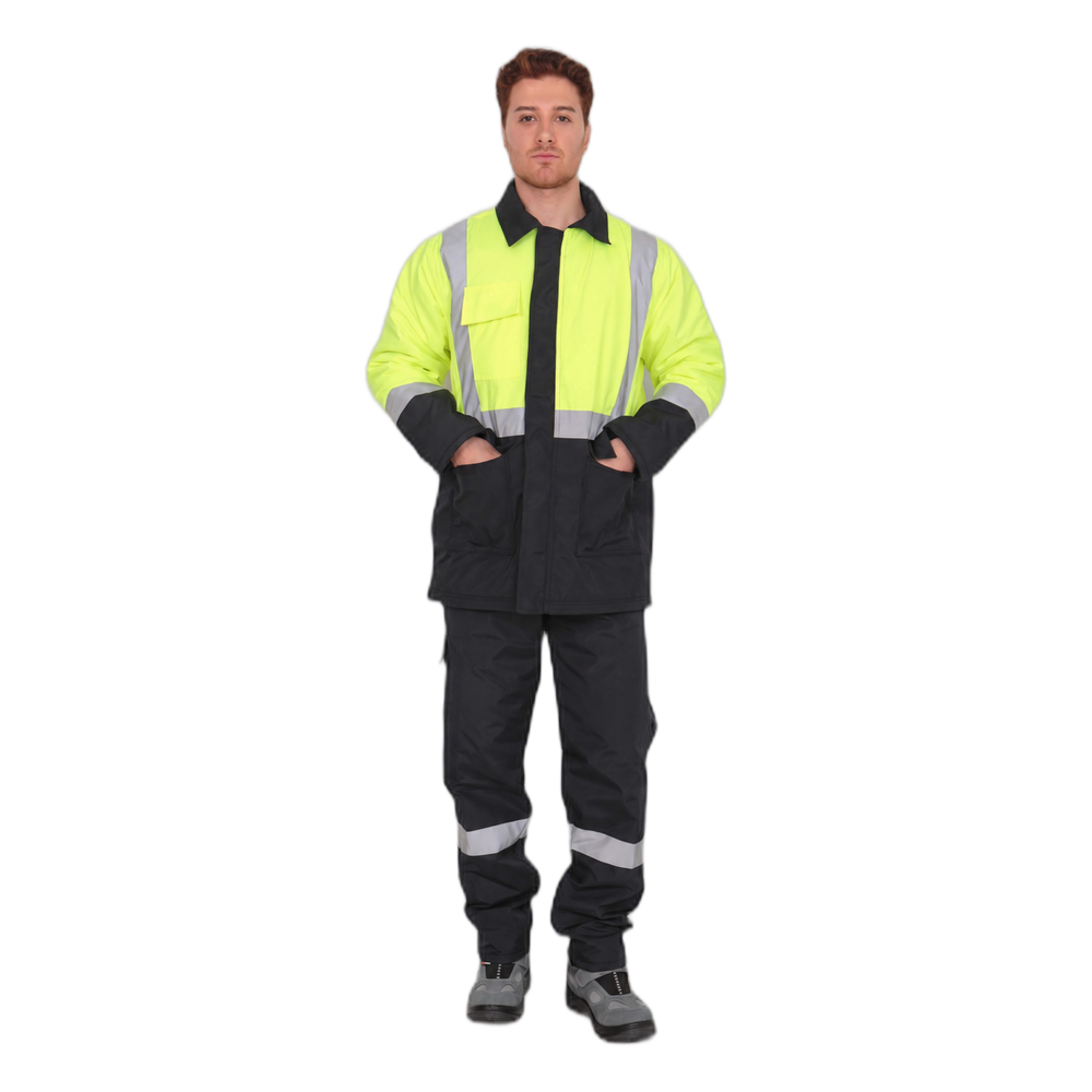 Yerli Membranlı Sarı Parka — Ön Görünüm